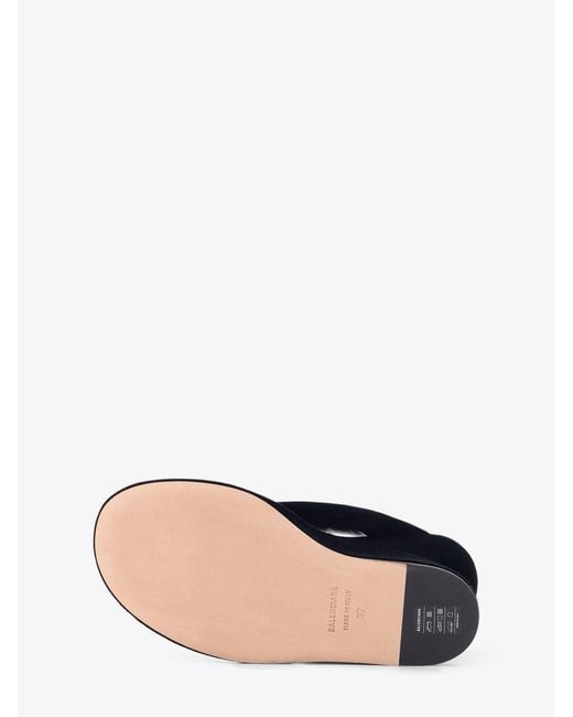 Balenciaga Blue Gaeta Velvet Sandals