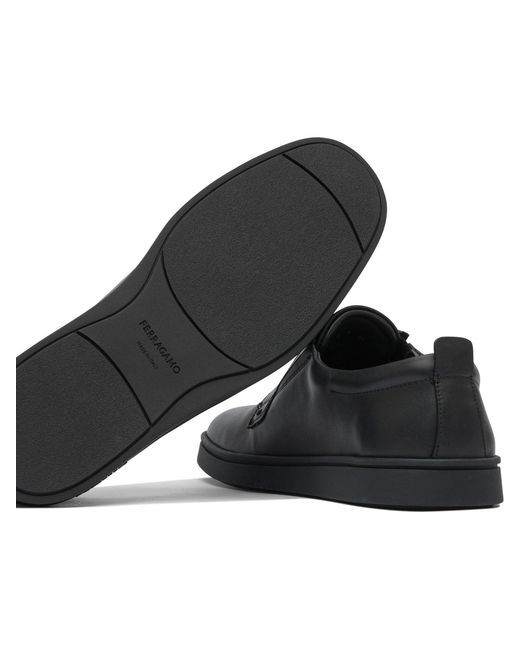 Ferragamo Black Ankle Boots for men