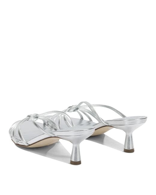 Aeyde White "Abby 550Mm" Heeled Sandals