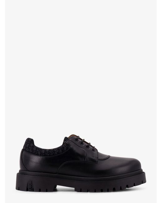 Dior Black Dior Dh Dexpii Leather Lace-Up for men