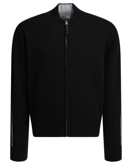 Givenchy Black "Couture Seam" Zip Sweater for men