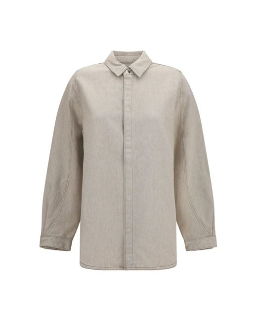Jacquemus Gray Denim Shirt Amelo-De-Nîmes