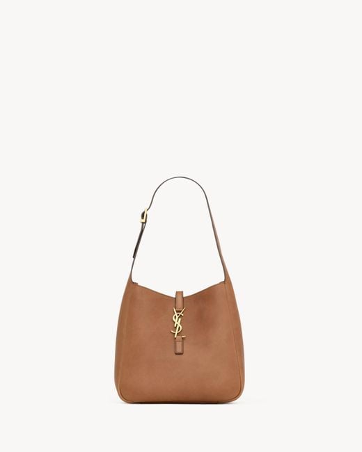 Saint Laurent Natural "Le 5 À 7" Small Shoulder Bag