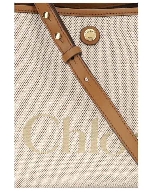 Chloé Natural Chloé Clover Handbag