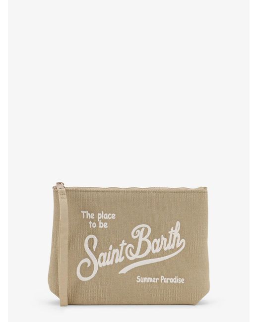 Mc2 Saint Barth Natural Aline Canvas Clutch for men
