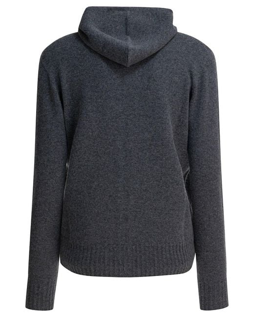 Drumohr Black Cashmere Knitwear