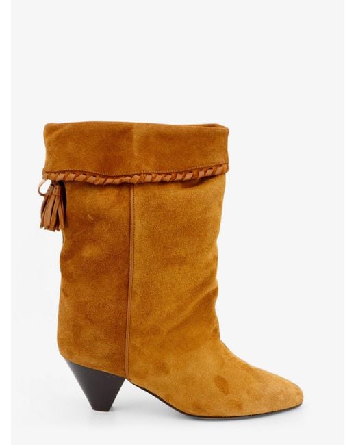 Isabel Marant Brown Boots Dalby Suede