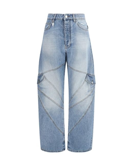 Amiri Blue Barrel Jeans