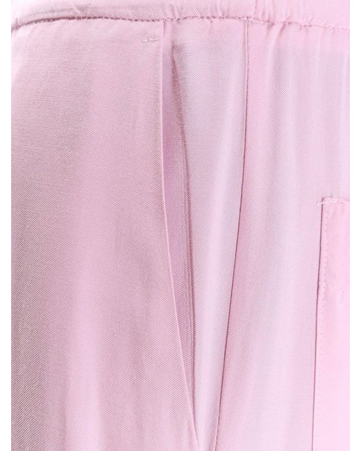 Nude Pink Viscose Trousers