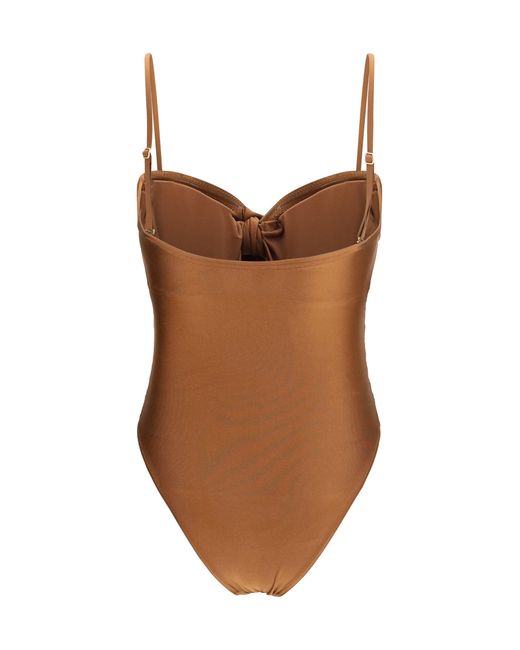 Zimmermann Brown Aster Swimsuit