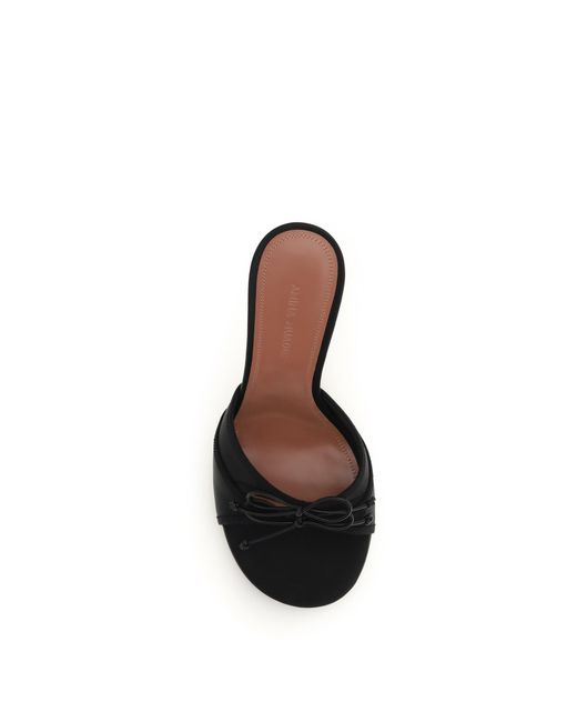 AMINA MUADDI Black Eleonora Mules Sandals