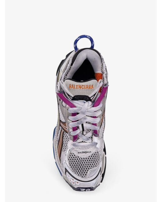 Balenciaga White Runner Low-Top Mesh Sneakers