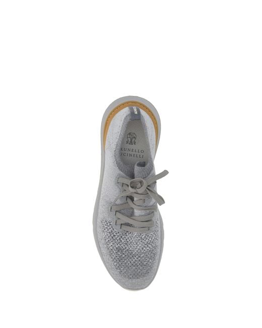 Brunello Cucinelli White Sneakers for men