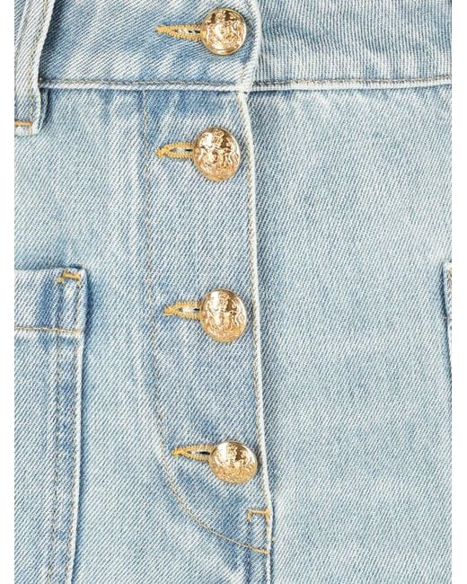 Valentino Blue Chez Cotton Jeans