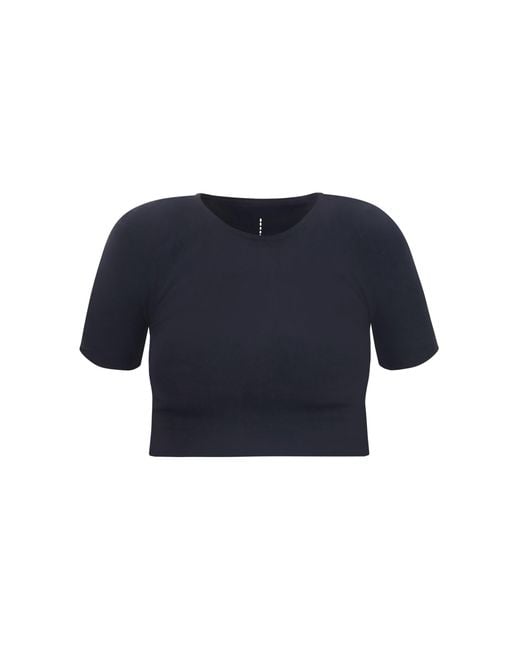Wolford Blue Seamless Fitted Sports T-Shirt