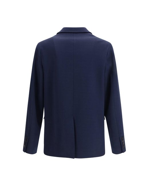 Gucci Blue Cotton Jersey Jacket for men