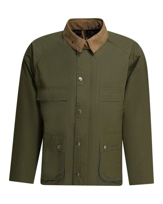 Barbour Bedale Jackets And Coats Green for men