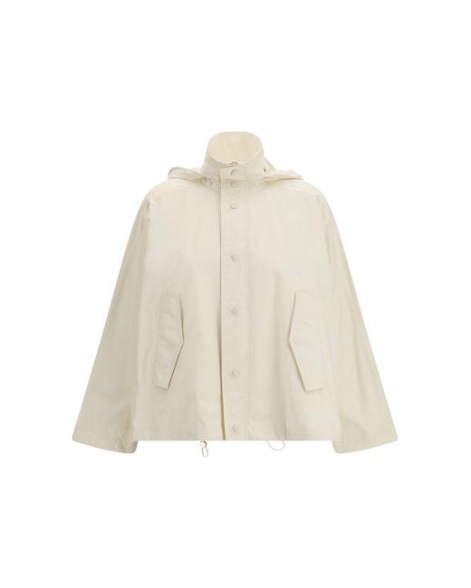 Fabiana Filippi White Waterproof Jacket