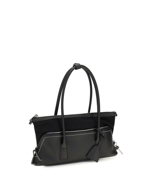 Margiela Black 5Ac Leather Shoulder Bag
