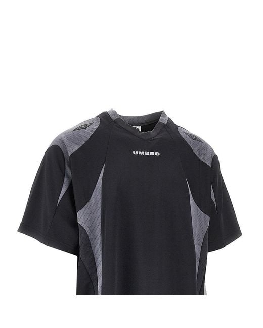 Umbro Black 'Training' Technical Jersey T-Shirt for men