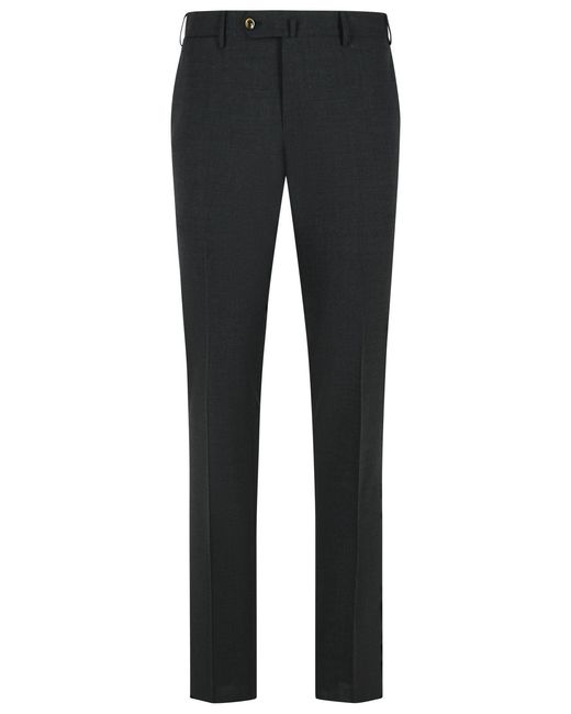 PT01 Blue Slim Stretch Virgin Wool Pants for men