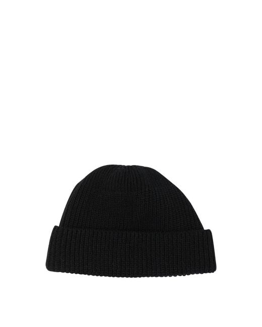 Prada Black Cashmere Beanie for men