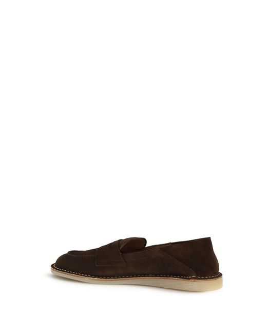 Dolce & Gabbana Multicolor Suede Loafers for men