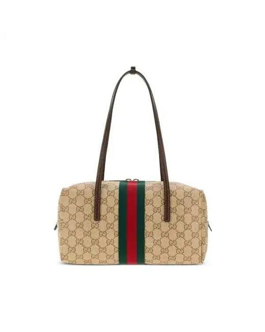Gucci Natural Melrose Medium Shoulder Bag