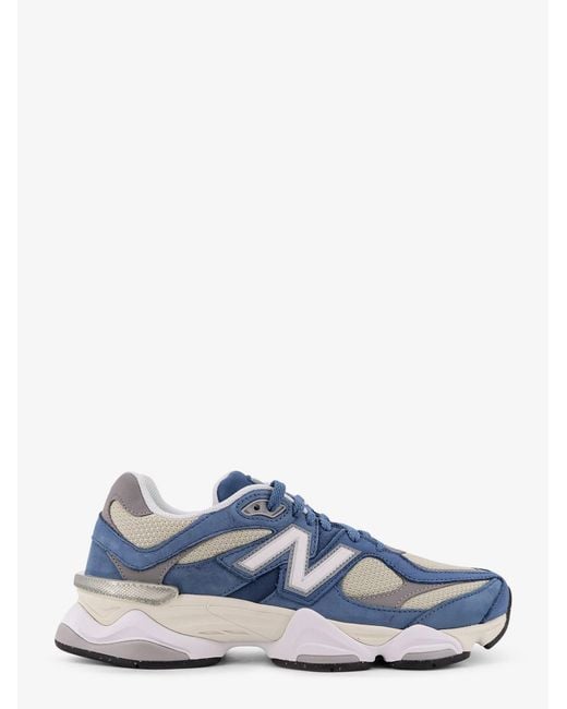 New Balance Blue Sneakers 9060 Mesh Suede for men