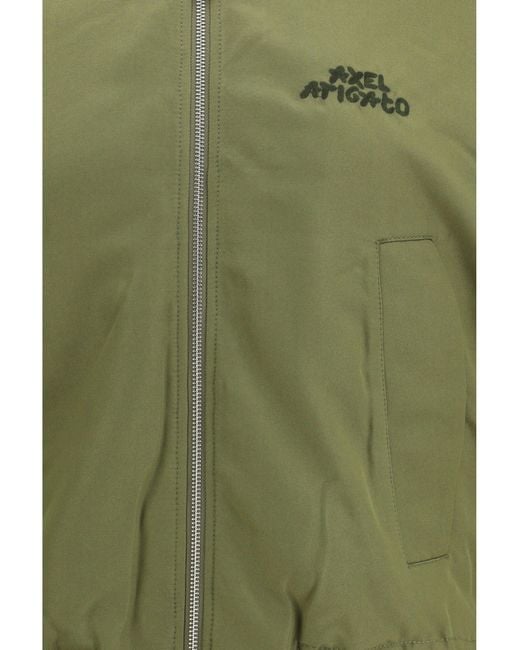 Axel Arigato Green Archer Bomber Jacket for men