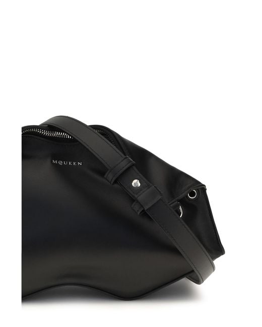 McQueen Black Manta Clutch