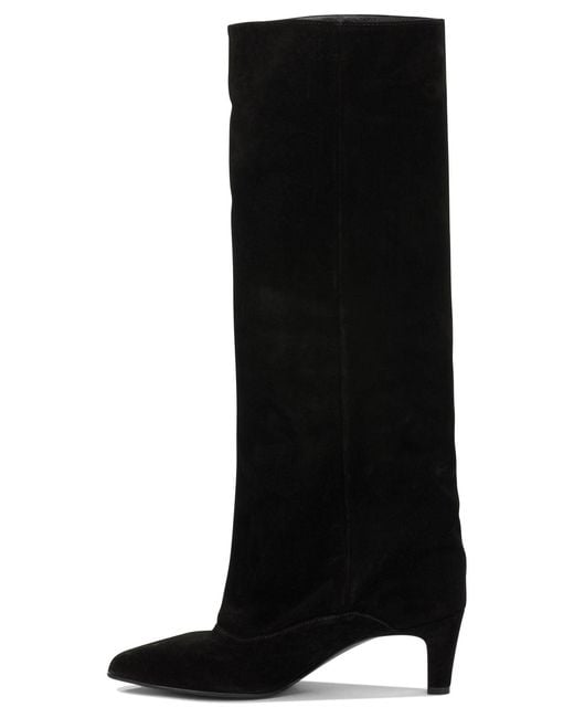 Strategia Black A5983 Velour Nero Boots
