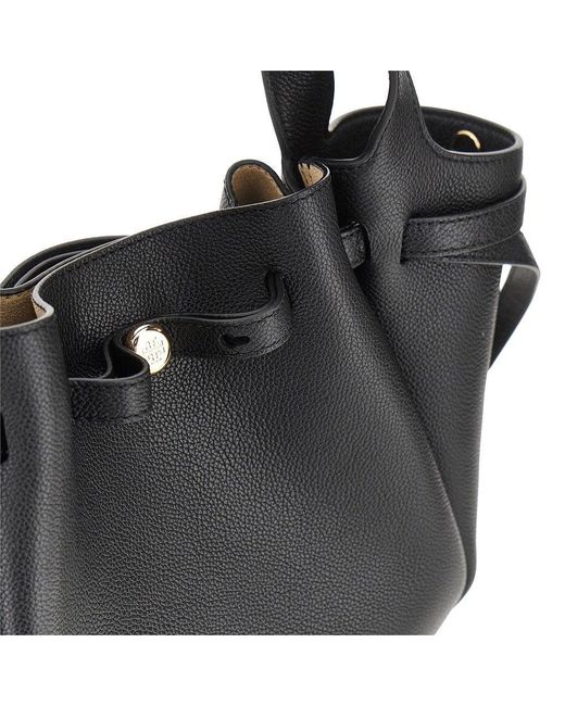 Tory Burch Black Romy Grained Leather Bag