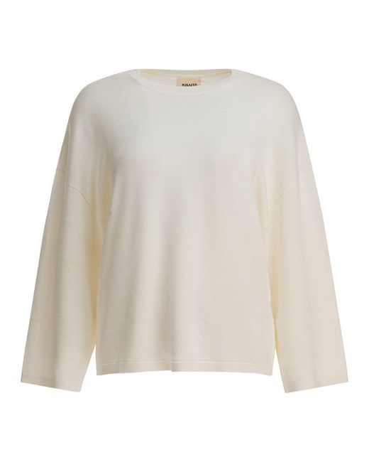 Khaite White "Darcy" Sweater