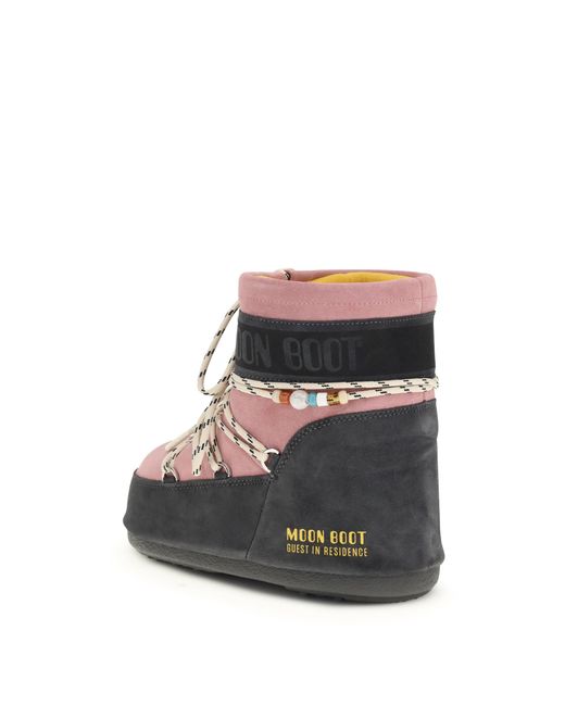 Moon Boot White Boots Icon Low Suede