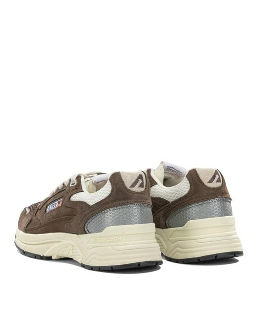 Autry White "Hyperway" Low Top Sneakers for men