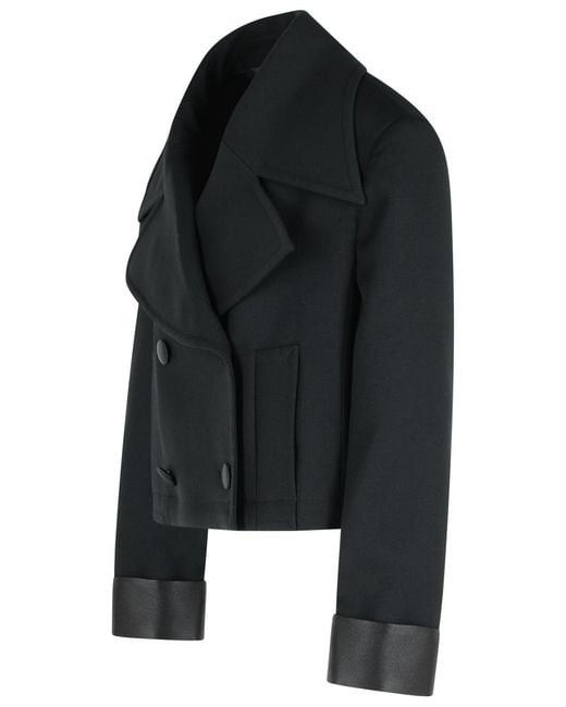 Dolce & Gabbana Black Virgin Wool Blend Jacket