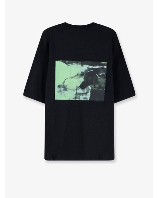 Oamc Peacemaker Black T-Shirt Cotton for men