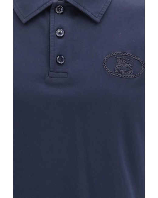 Burberry Blue Jwear Polo Shirt for men