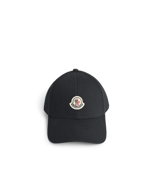 Moncler Blue Cotton Cap for men