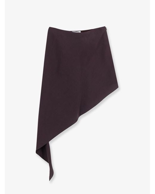 Alaïa Purple Skirts Carta Viscosa