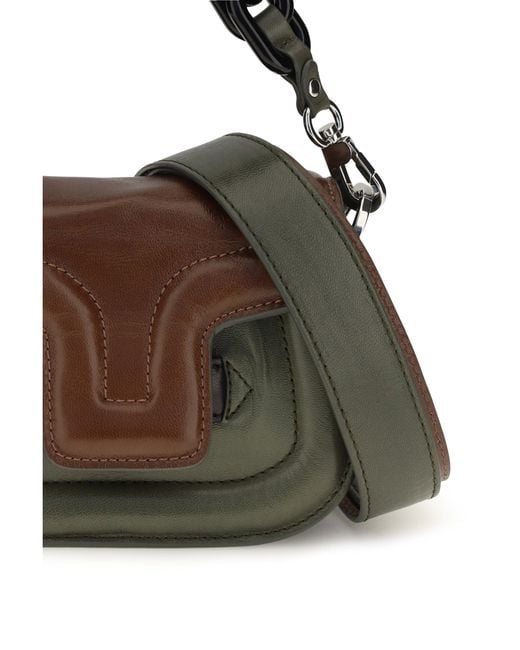 Pierre Hardy Brown Alphaville Handbag Kaki-Hazelnut