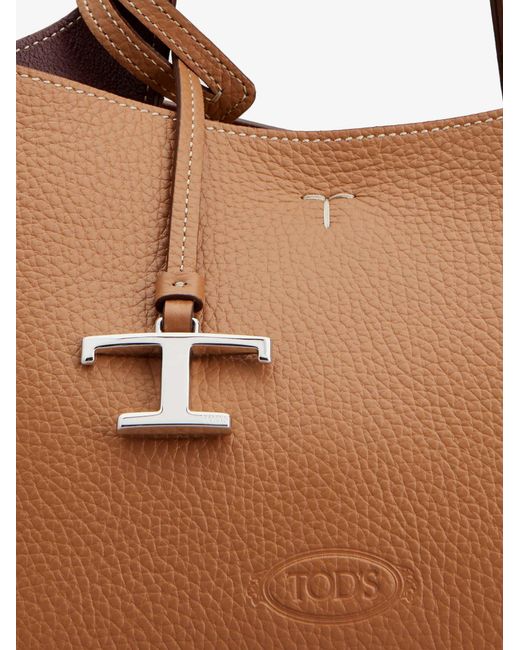 Tod's Brown Leather Crossbody Bag
