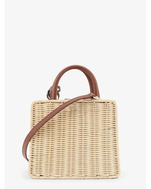Mc2 Saint Barth Metallic Shop Bag Mini Crossbody