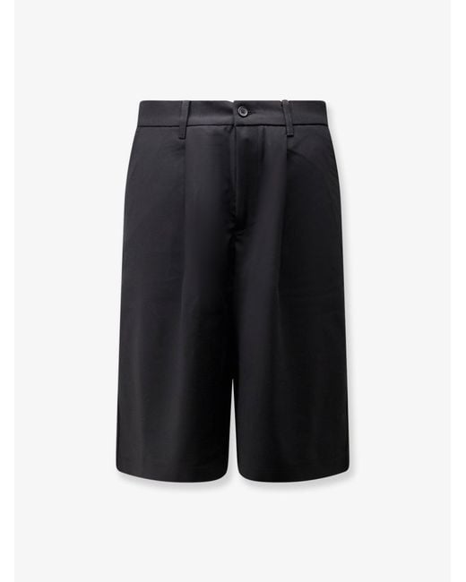 Woodbird Blue Wbbin Viscose Blend Bermuda Shorts for men