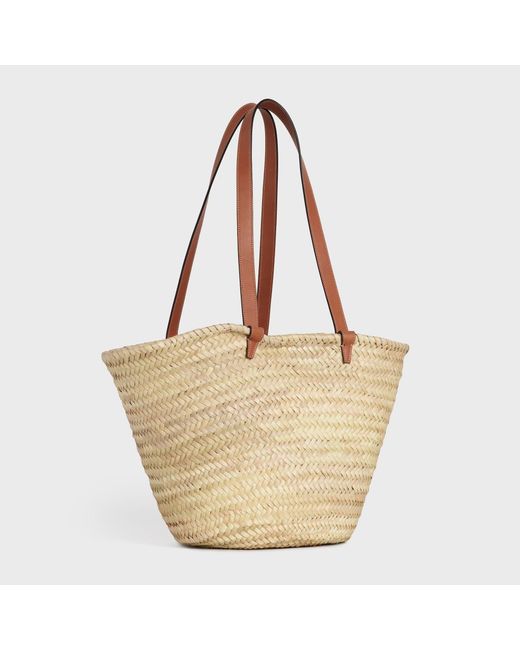 Céline Natural "Panier Classic" Small Shoulder Bag