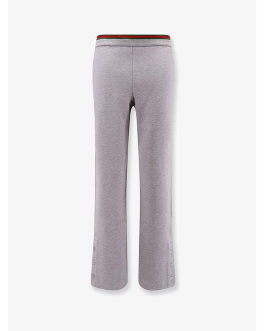 Gucci Gray Cotton Sweatpants