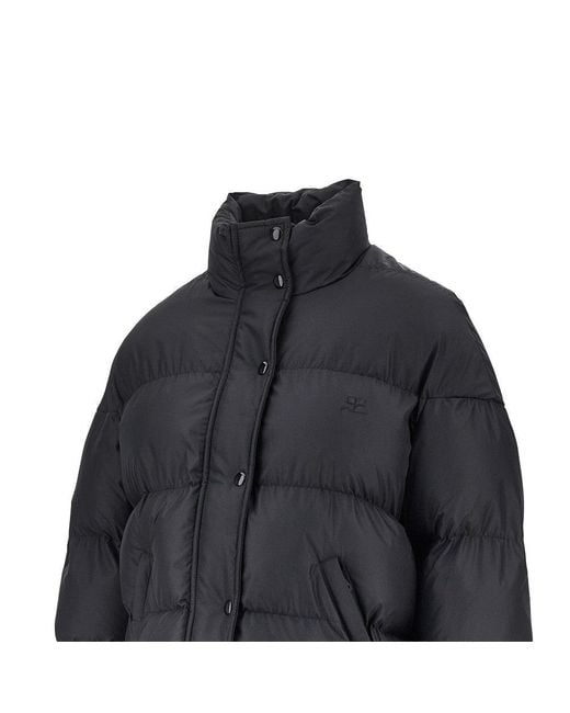 Courreges Black Short Down Jacket