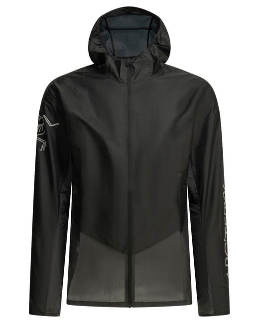 Arc'teryx Black "Norvan Winshell" Windbreaker Jacket for men