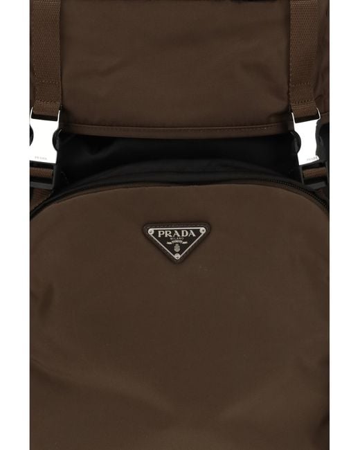 Prada Black Re-Nylon Backpack for men